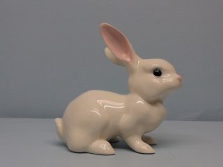 San Marcos Hagen Renaker Dw White Molly Rabbit In Glossy