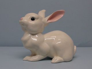 San Marcos Hagen Renaker Dw White Papa Rabbit In Glossy
