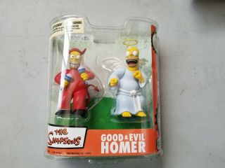 Nib Rare Collectible The Simpsons Good & Evil Homer Rare