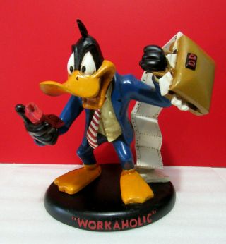 1994 Warner Bros.  Studio Looney Tunes Daffy Duck Workaholic Figurine Statue