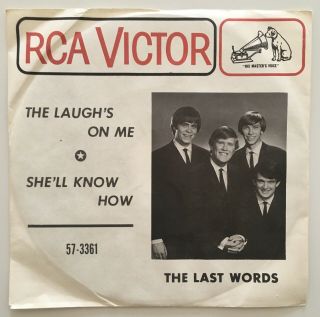 The Last Words She’ll Know How Garage Punk Pic Sleeve Canada Mod 45 Listen