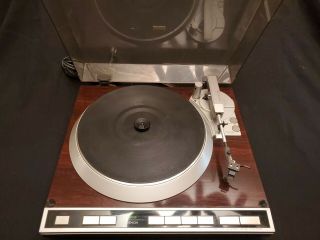 Vintage Denon Turntable Dp - 45f With Audio Technica At - 120e Ii Cartridge.