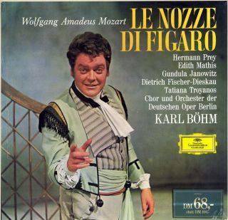 4lp Box Mozart Le Nozze Di Figaro Bohm Prey Mathis Janowitz Fischer - Dieskau Nm