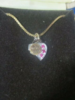 Vintage Mac Tools 15 Year Service Charm 10k Gold on Gold Filled Chain 2