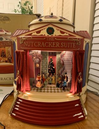 Mr Christmas Nutcracker Suite Animated Music Box Gold Label Great Complete