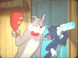 Tom And Jerry 16mm Film “pet Peeve” 1954 Vintage Cartoon Look Color