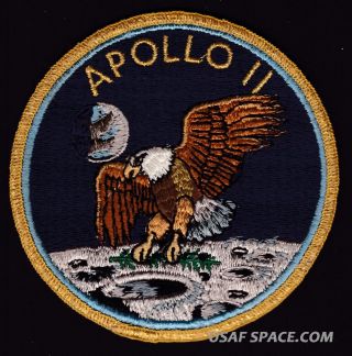 Scarce Apollo 11 Nasa - Grumman Vintage Nasa Cloth Back Space Patch