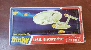 Dinky Toys 358 Star Trek Uss Enterprise Shuttlecraft Missiles Collectible