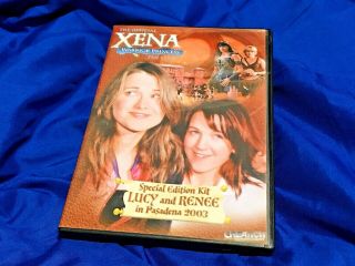 Xena Fan Club Special Edition Kit Lucy And Renee Pasadena 2003 Dvd No Prop Oop