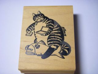 Kliban Rubber Stamp American Art Stamp Bk034 - 1050 Stamping Cat