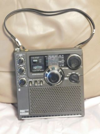 Vintage Sony Icf - 5900 W Am Fm Shortwave Multi Band Radio Receiver