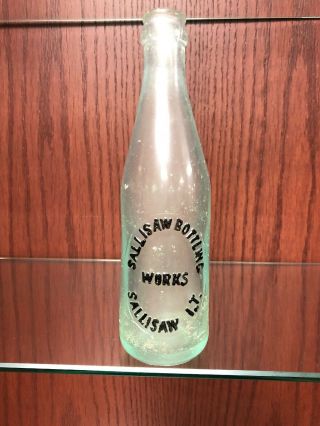 Rare.  Sallisaw Bottling.  Sallisaw Oklahoma Indian Territory.  Soda Bottle