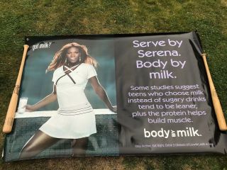 Serena Williams Tennis Got Milk Serve Poster 4 