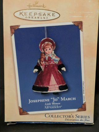 Hallmark Keepsake Ornament Josephine " Jo " March Little Women Madame Alexander 02