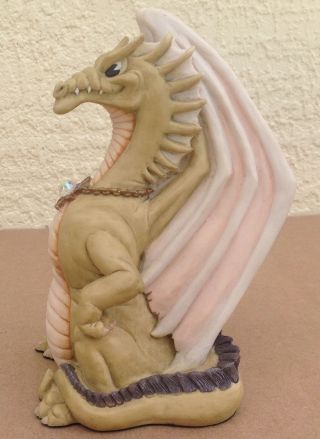 Krystonia Dragon figurine M.  N ' GRALL statue box paper World of,  England 3