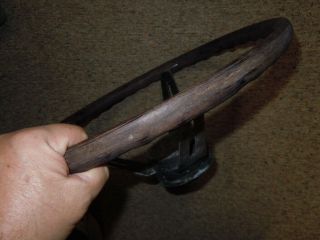 Vintage Nard STYLE i steering wheel from early 1960 ' S FOUND IN OLD GARAGE 3