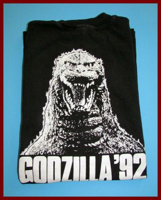 Godzilla Vs Mothra 1992 Vintage T - Shirt Printed In Japan K@@l L@@k