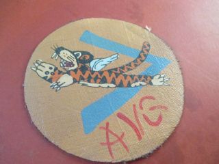 Wwii Usaaf Disney Flying Tigers Avg Leaping Tiger (left) Flight Jacket Patch