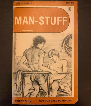 Man - Stuff His69422 Male Beefcake Gay 1980 Vintage Pulp Surey Books Pb Young
