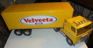 Vintage Ertl Pressed Metal Kraft Velveeta Semi Truck