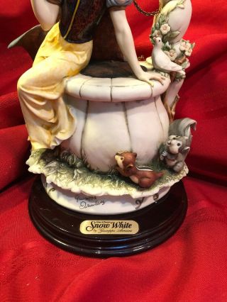 Giuseppe Armani 1993 Walt Disney ' s SNOW WHITE AT THE WELL Numbered/Signed 3