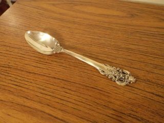 Wallace Grande Baroque Sterling Silver 8 - 3/4 " Tablespoon Serving Spoon