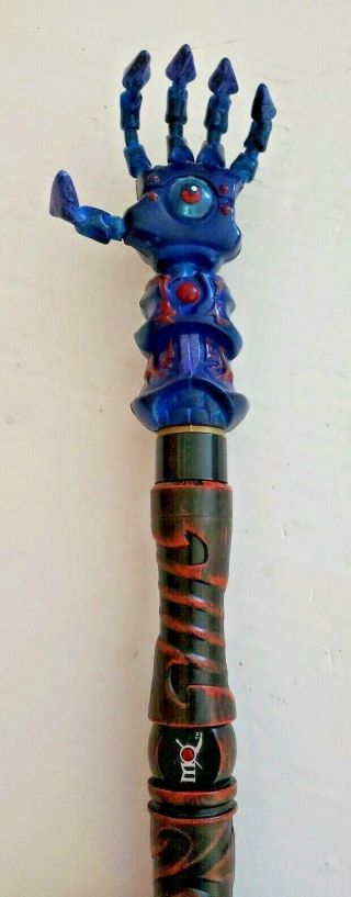 Black & Red Magiquest Wand With A Blue Claw W Eye Topper Great Wolf Lodge - 2005
