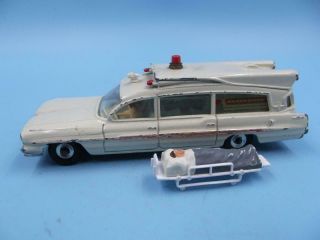 Vintage Dinky Toys Superior Criterion Ambulance With Stretcher 5 Inches