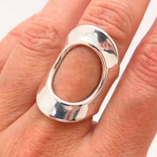 Jacob Hull Buch & Deichmann Denmark 925 Sterling Silver Modernist Designer Ring