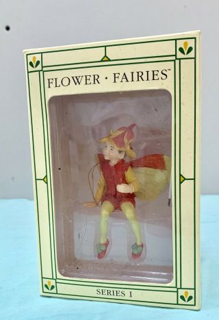 Cicely Mary Barker Flower Fairies Nasturtium Fairy Ornament Figure W/ Box 86909