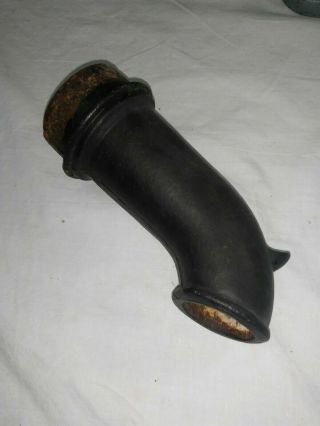 Antique Ornate Cast Iron Water Pump Parts Spout/ Spigot Vtg Salvage