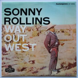 Sonny Rollins Way Out West On Contemporary - Japan Dg Flat Mono Lp Ex
