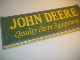 JOHN DEERE Metal Sign Farm Barn Vintage Style Tractor 30 