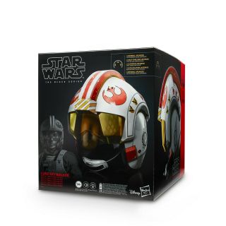 In Hand Star Wars The Black Series Luke Skywalker X - Wing Pilot Helmet Prop 1:1
