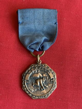 1930’s Boy Scout Contest Medal - Camping - Bronze