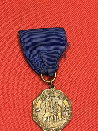 1930’s Boy Scout Contest Medal - First Aid Bronze