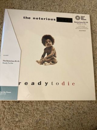 Notorious B.  I.  G.  Ready To Die Vinyl 2lp Red White Black Splatter.  Vinyl Me Please