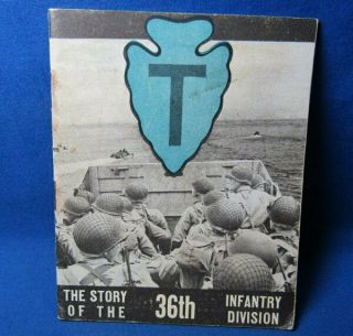 Wwii The Story Of The 36th Infantry Division Booklet Great Shape