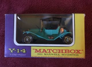 Matchbox Y - 14 Model 1911 Maxwell Roadster Models Of Yesteryear