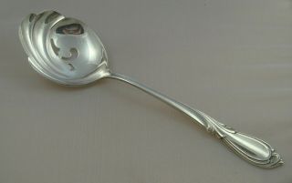 International Rhapsody Sterling Silver Pierced Table Serving Spoon