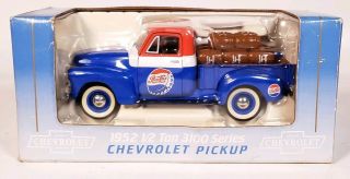 Liberty Limited Edition Die Casr 1952 1/2 Ton 3100 Chevrolet Pepsi Cola Pickup