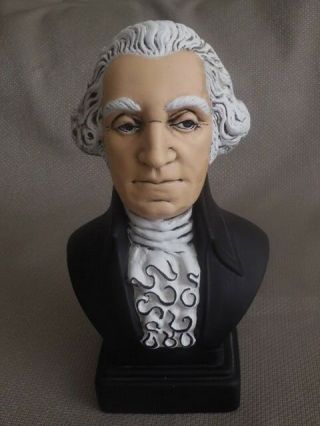 Collectibles Us Presidents Ceramic Bust Of George Washington 12 " Tall Vintage