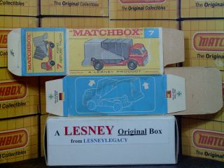 Matchbox Lesney Ford Refuse Truck 7c Type F2 EMPTY BOX ONLY 2