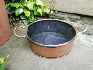 Old Copper & Brass Planter/plant Pot
