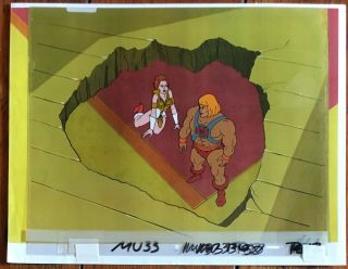 He - Man & Teela,  Motu Hand Painted Animation Production Cels