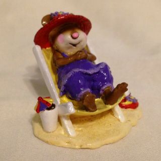 Wee Forest Folk M - 234 Sun Snoozer - Special - Red Hat Society