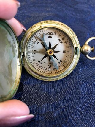 WWII WITTNAUER U.  S.  MILITARY COMPASS - - VINTAGE 2