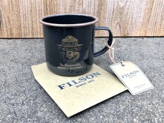 Filson Smokey Bear Enamelware Camp Mug,  With Tags,  Usa (2)