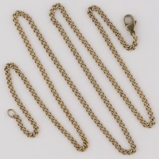 Vintage 9k 9ct Solid Gold 6.  5 Grams Chain 20 