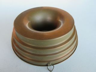Copper Tin Lined Bunt Cake Mold - B & M - Made In Portugal - 9.  5 "